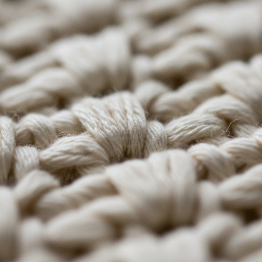 Textura de pontos de crochê